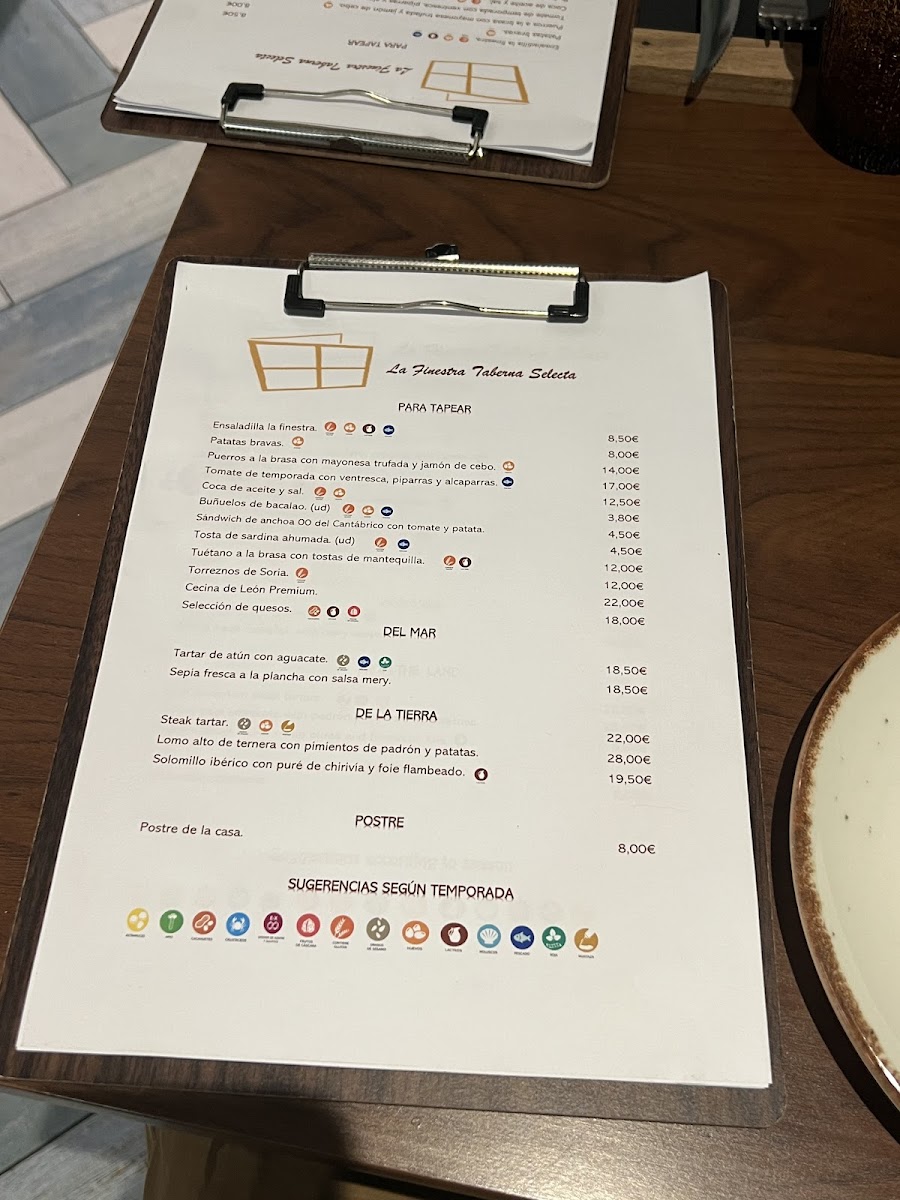 Menu La Finestra Taberna Selecta-1